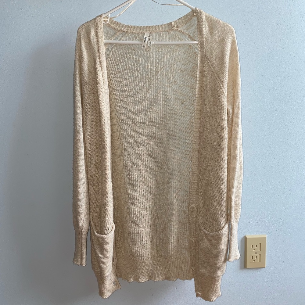Cream cardigan